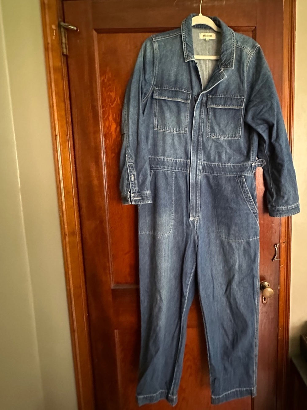 Madewell  Boilersuit, Dewitt Wash, blue denim, L